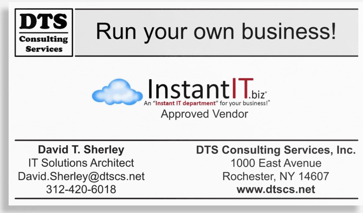 DTS Business Card